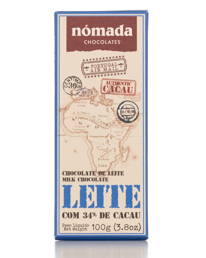 Milk Chocolate Bar with 34% Cocoa Nómada 100g