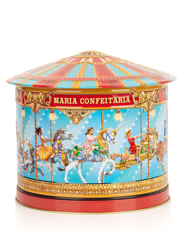 Lata de Música com Bolachas "Carrossel" Maria Confeitaria 300g